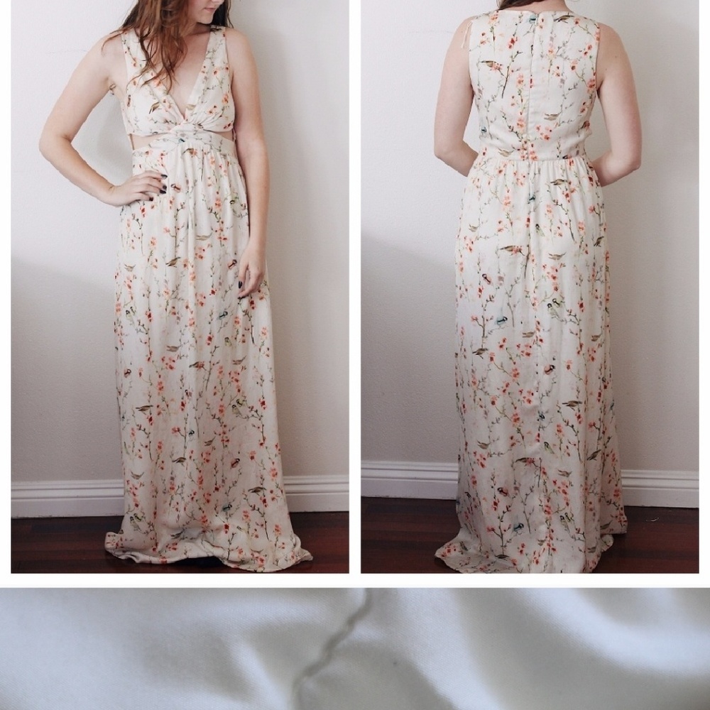 Zara Cutout Maxi Dress